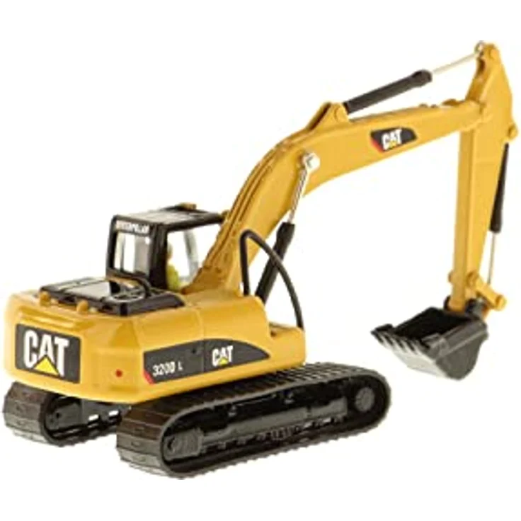 Diecast Masters 85262 - Caterpillar Kettenbagger 320D L, detailgetreues H0 CAT Baufahrzeug in Metallbox, Maßstab 1:87, ca. 11,7 x 4,5 x 4,8 cm, 14+, für Modelleisenbahnen und Sammler geeignet – Bild 4