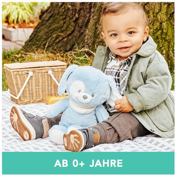 GUND - Plüsch-Hündchen aus 100% recyceltem Material, 30 cm, nachhaltiges Kuscheltier für Babys und Neugeborene, 0+ Monate – Bild 3