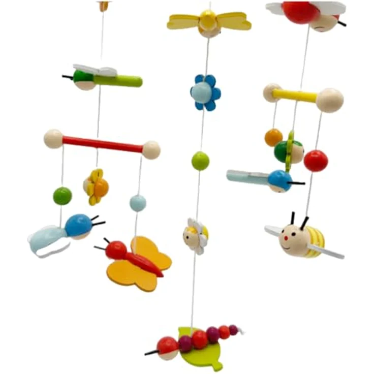 Goki 52924 3-D Mobile Frühlingswiese, Mehrfarbig – Bild 6