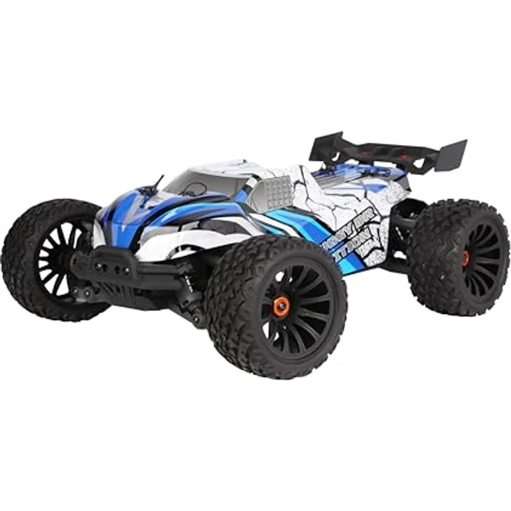 DF Models Z-10 Competition Truggy BR Brushed RTR, 1:10XL Ferngesteuertes Auto mit 40 km/h, inkl. 7,2V Akku und USB-Ladekabel