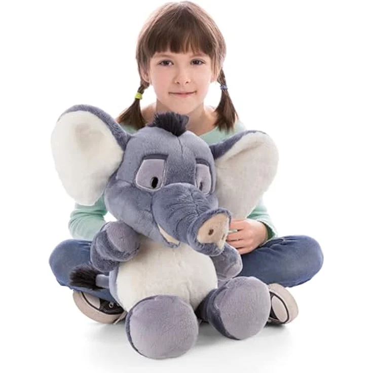 NICI Elefant El-Flora 50cm, Plüschelefant in Elefantengrau mit charmantem Design und schlenkerndem Körper – Bild 1