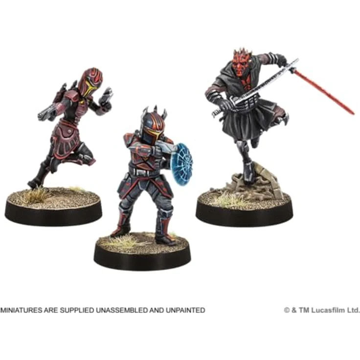 Chaosium Inc. Star Wars Legion: Leaders of the Shadow Collective - Brettspiel mit 3 detaillierten Miniaturen und Spielkarten - EN Version – Bild 6