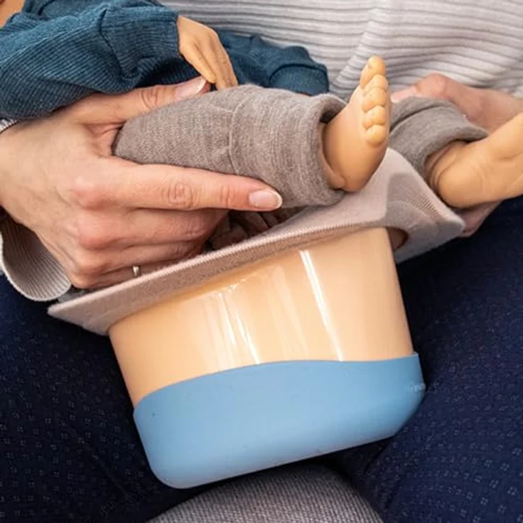 Kindsgut Anti-Rutsch Silikonband für Abhaltetöpfchen, Taubenblau, rutschfestes 100% Silikon für mehr Stabilität und Sicherheit – Bild 2