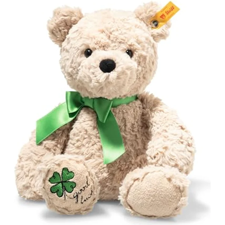 Steiff Kuscheltier Jimmy Teddybär Good Luck, 30 cm, Beige, Soft Cuddly Friends – Bild 1