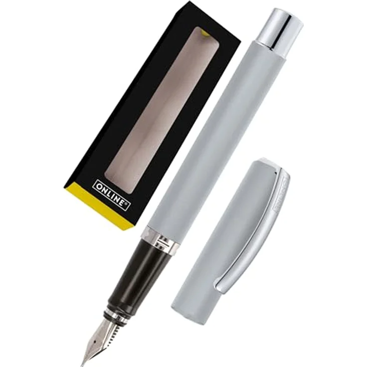 Online Pen Füller Vision Füllhalter aus Aluminium, Iridium-Feder, Geschenkbox – Bild 2