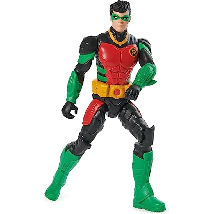 DC Comics, Robin Action-Figur, 30 cm groß,voll beweglich für spannende Abenteuer und actionreiche Stunts, Spielzeug für Kinder ab 3 Jahren – Bild 2