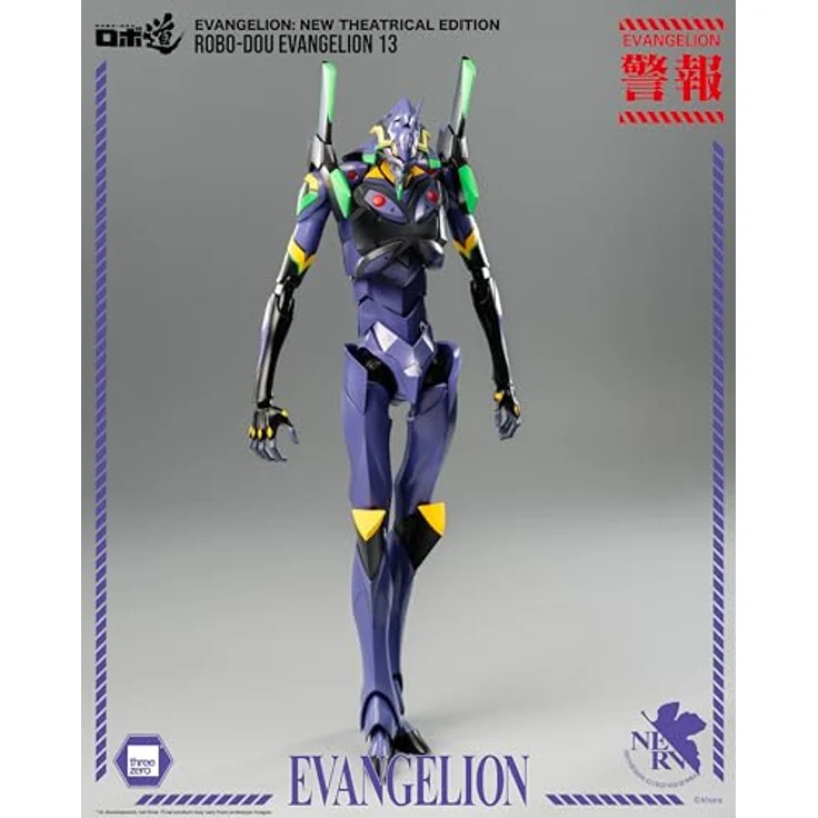 ThreeZero Evangelion 13, 28 cm Actionfigur aus "Evangelion: New Theatrical Edition" mit Zubehör in Fensterbox – Bild 9