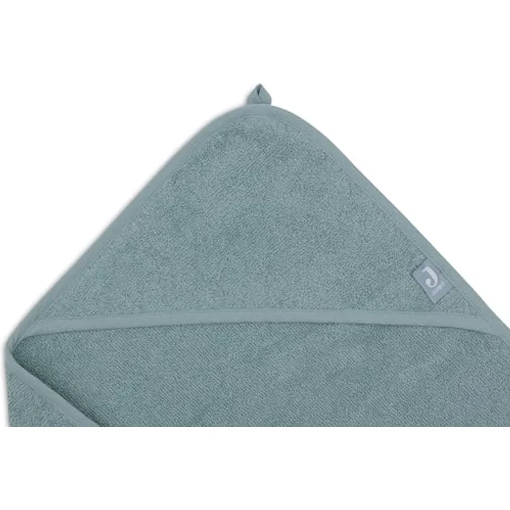 Jollein Kapuzenhandtuch Baby - Frottee, Sea Green - 100% Baumwolle - 75x75cm - OEKO-TEX-Zertifiziert für Mädchen und Jungen – Bild 4