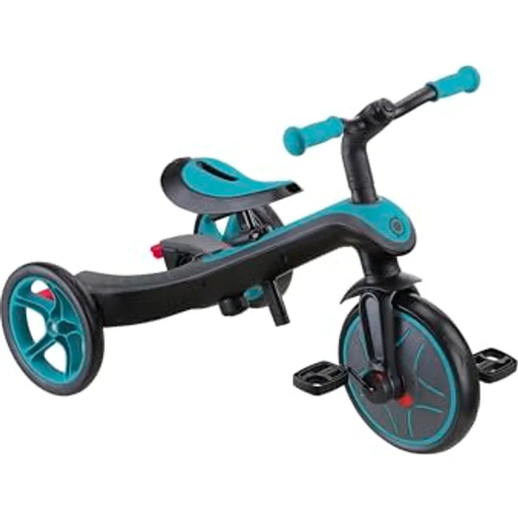 Globber Explorer Trike 4in1 Pro in Türkis – Kinderfahrzeug mit höhenverstellbarem TPR-Sitz – Bild 4