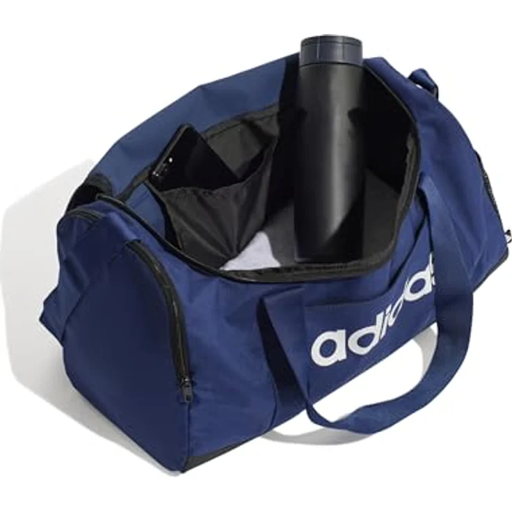 adidas Performance Sporttasche LINEAR DUFFEL S, Kindersporttasche mit separatem Schuhfach und recycelten Materialien – Bild 6