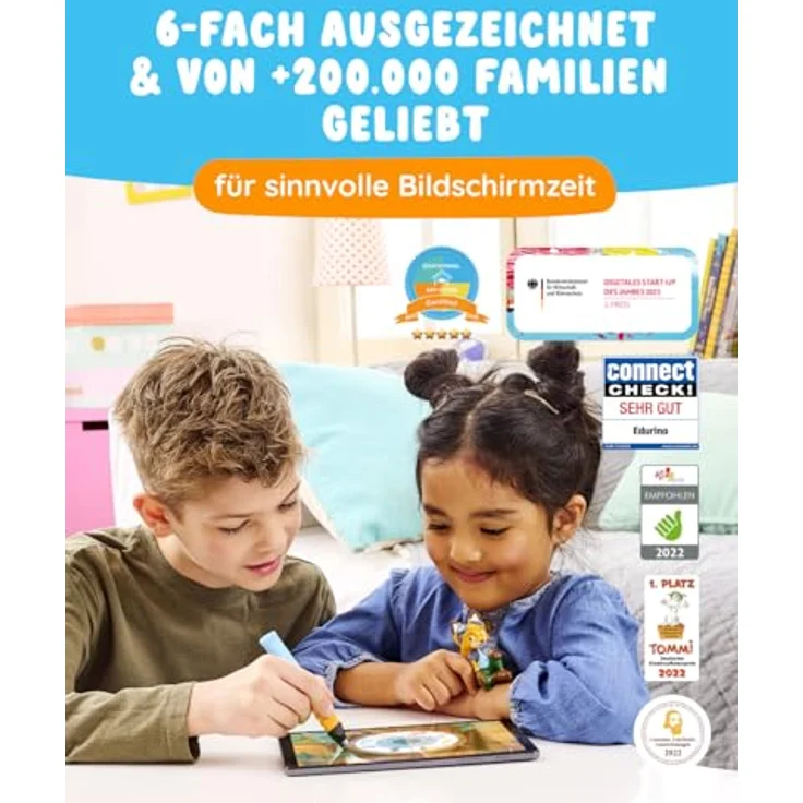 Edurino Lernspielzeug Edurino Figur Mika, Lernfigur für Erstes Lesen & Schreiben mit Zugriff auf die Lernwelt „Erstes Lesen und Schreiben ab 4“ – Bild 6