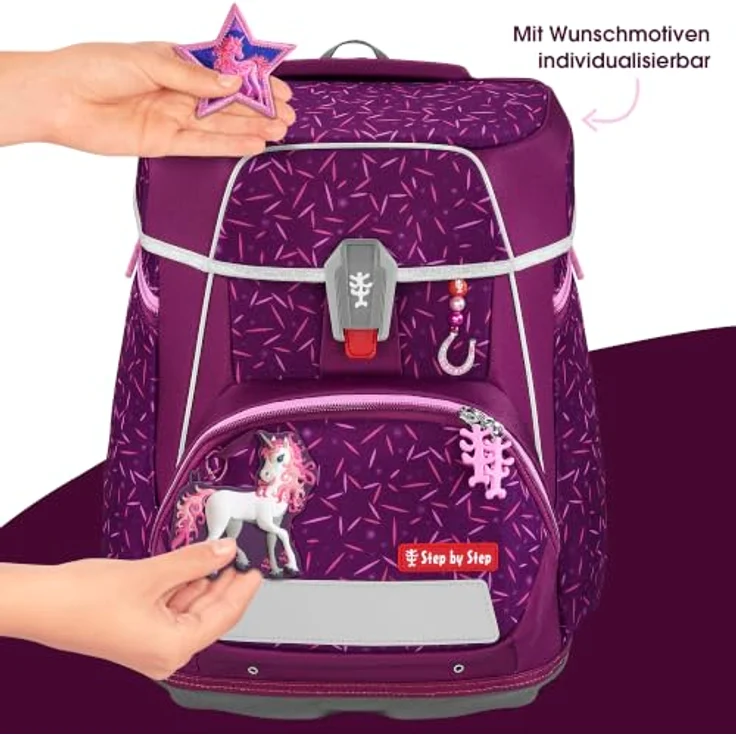 Step by Step Schulranzen SPACE Schulranzen-Set, Mehrfarbig mit ergonomischem Design und hohem Stauraum – Bild 7