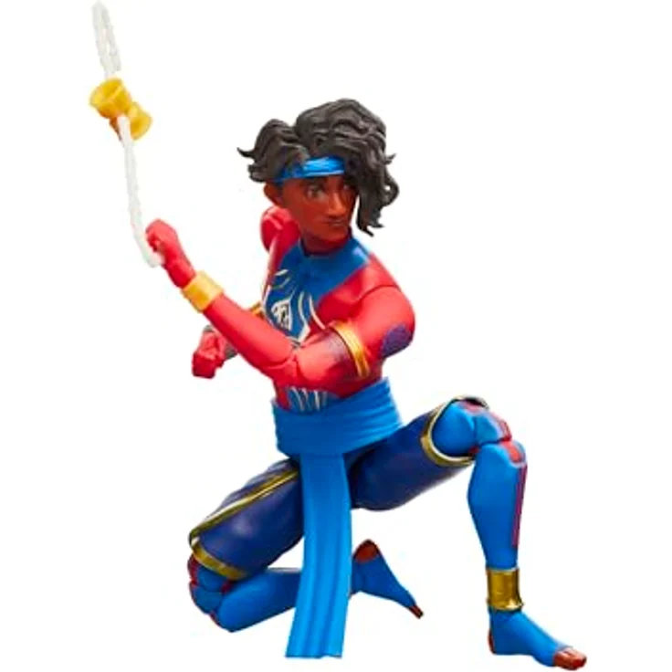 Marvel Legends Series Pavitr Prabhakar, Action-Sammelfigur zu Spider-Man: Across The Spider-Verse, 15 cm, Rot, Blau, mit austauschbarem Kopf und Handpaar, über 20 beweglichen Punkten – Bild 5