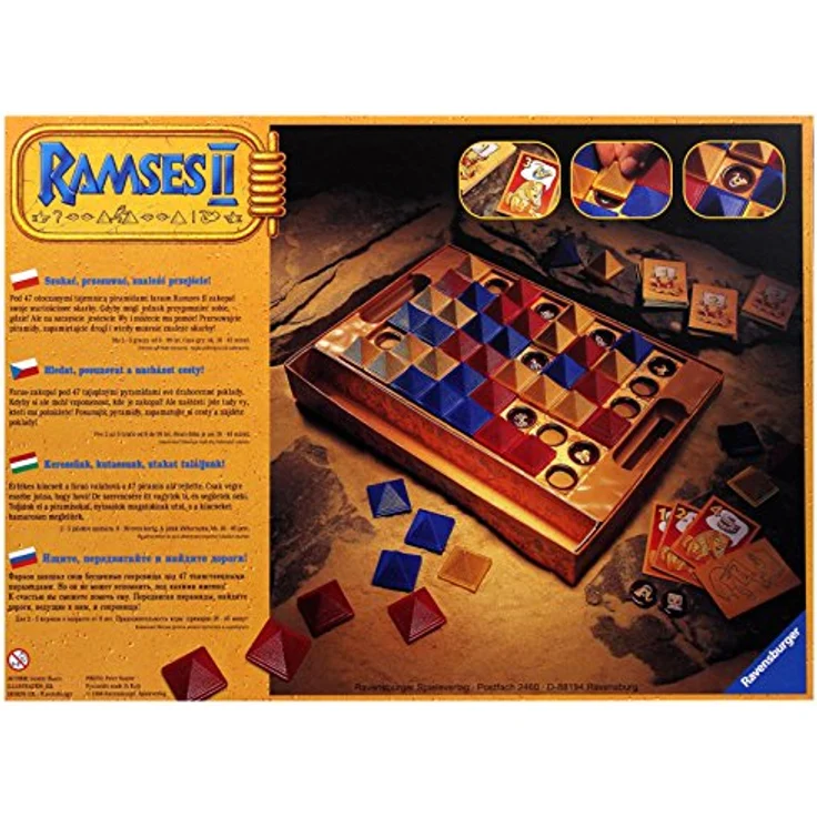 Ravensburger gry 26160 Spiel, Familienspiel zur Gedächtnisschulung, ab 7 Jahren, Pyramiden-Thema – Bild 2