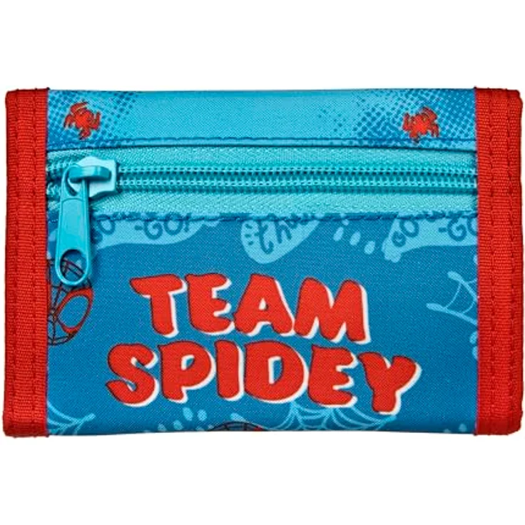 UNDERCOVER Brustbeutel Undercover Geldbeutel Spidey Geldbörse, Kinder-Brustbeutel mit Kordelband und Klettverschluss, blau – Bild 2
