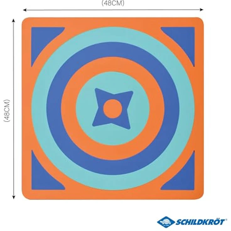 Schildkröt Active Games Set, Wurfspiele mit zwei EVA-Platten (48 x 48 x 2,5 cm) für Innen- und Außenbereich – Bild 3