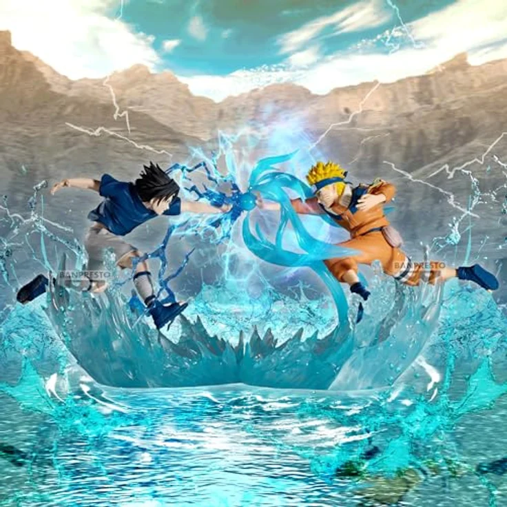Banpresto Naruto - Sasuke Uchiha Combination Battle, limitierte PVC-Sammelfigur, offiziell lizenziert, hochwertige Verarbeitung – Bild 7