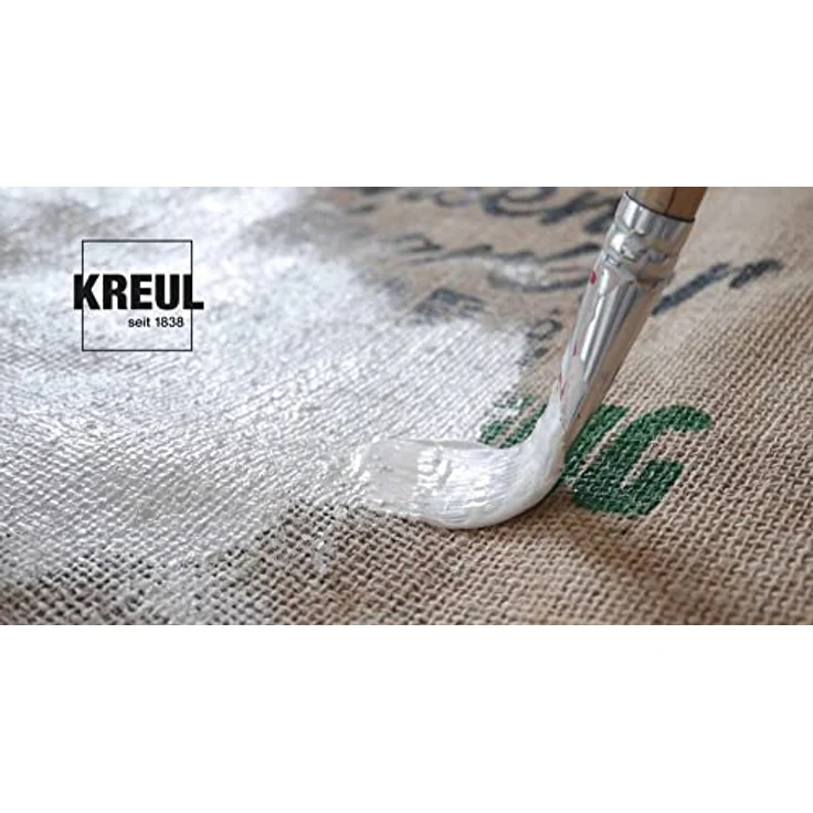 KREUL 75312 Chalky Kreidefarbe, Cream Cashmere, 150 ml, sanft-matte, cremig deckende, schnelltrocknende Farbe für Used Look Effekte – Bild 3