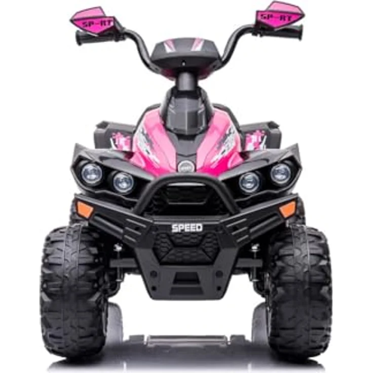 Chipolino Kinder Elektroquad ATV Speed, 2 Motoren, Licht- und Musikfunktion, Fußpedal, pink, bis 35 kg – Bild 3