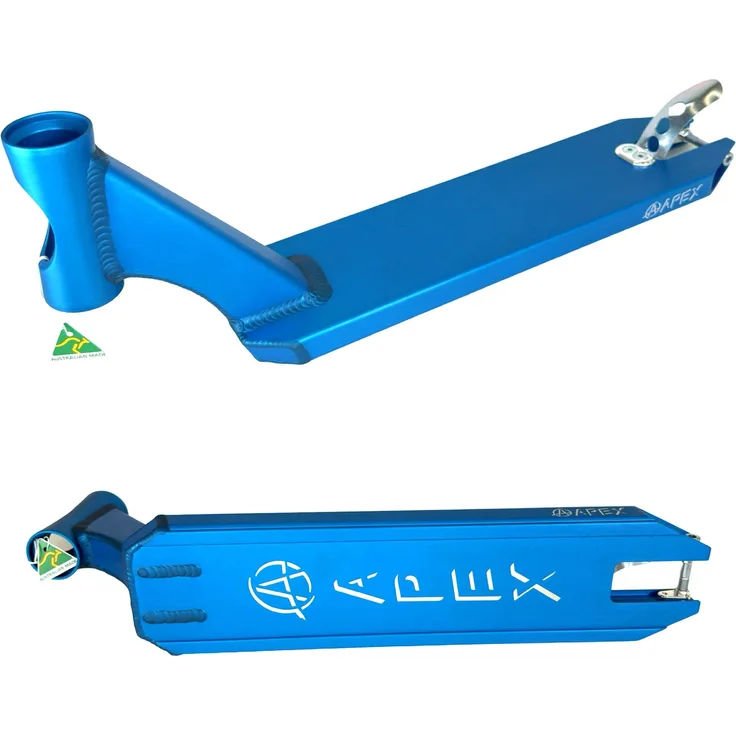 Apex Stuntscooter Apex Pro Stunt-Scooter Deck Mini 550 (46cm) Türkis, aus wärmebehandeltem Aluminium hergestellt, mit stabilem Design für anspruchsvolle Stunt-Fahrer