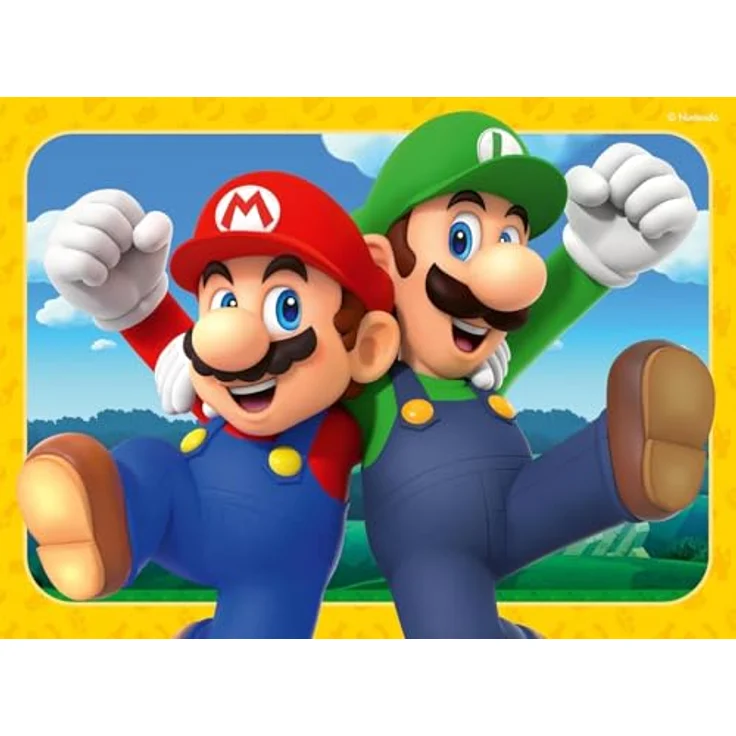 Ravensburger 4-in-1 Super Mario Puzzle Boden, 4 verschiedene Motive, kniffliger Puzzle-Spaß für Fans – Bild 2