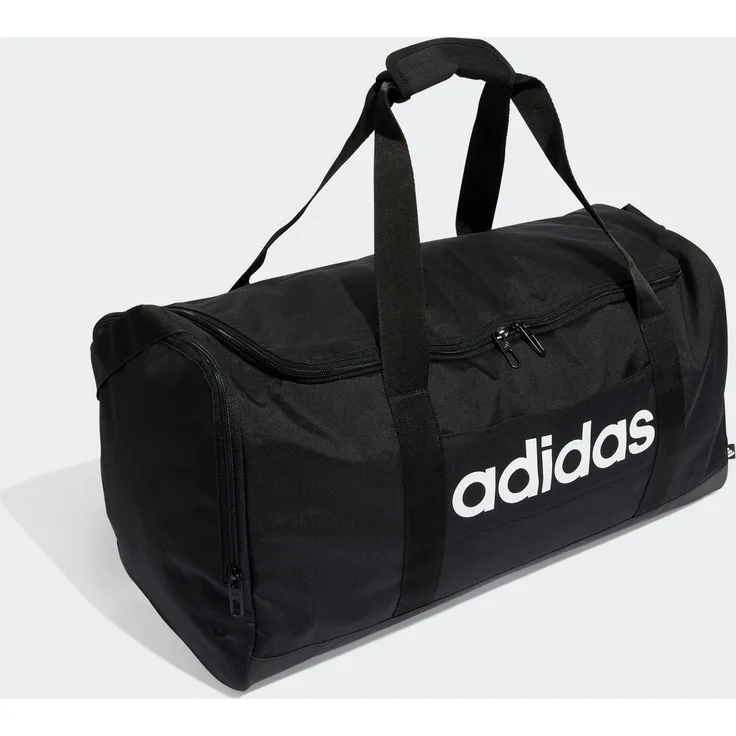 adidas Performance Sporttasche LINEAR DUFFEL M, mit verstellbarem Schulterriemen, recycelten Materialien, schwarz