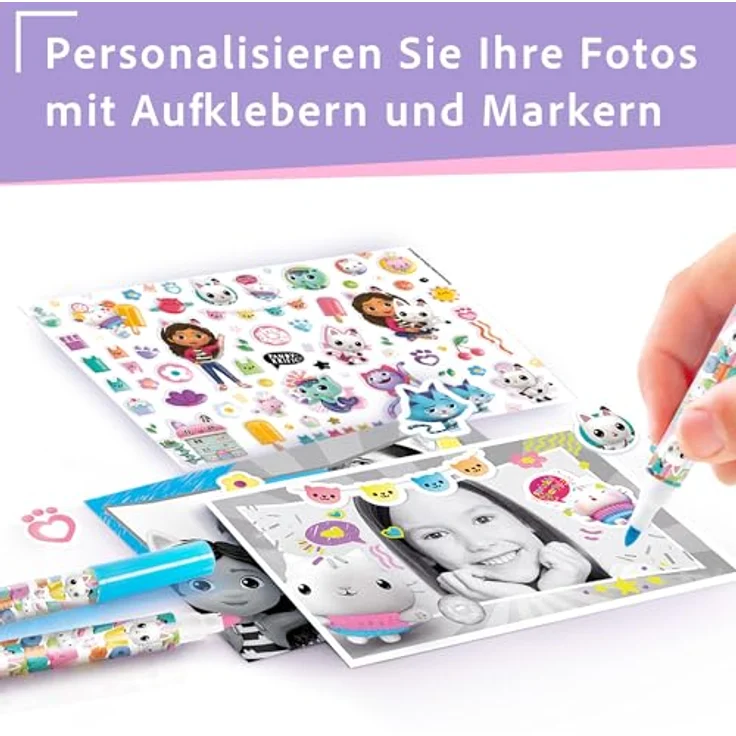 Canal Toys Gabby's Dollhouse, Digitalkamera mit Sofortdruck, multilingual, für Kinder ab 4 Jahren, 250 Fotos, individuell gestaltbar – Bild 4