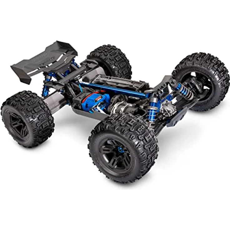 Traxxas 1/8 Schlitten 6S Brushless Monster Truck, Velineon VXL-6s bürstenlose Geschwindigkeitsregelung, blaue Karosserie – Bild 4