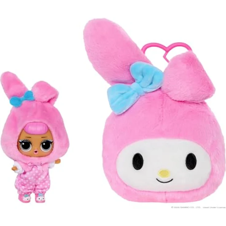 MGA LOL Surprise Hello Kitty Plüsch mit 2-in-1 Überraschungseffekt, inkl. Püppchen und Zubehör, sortierte Charaktere – Bild 4