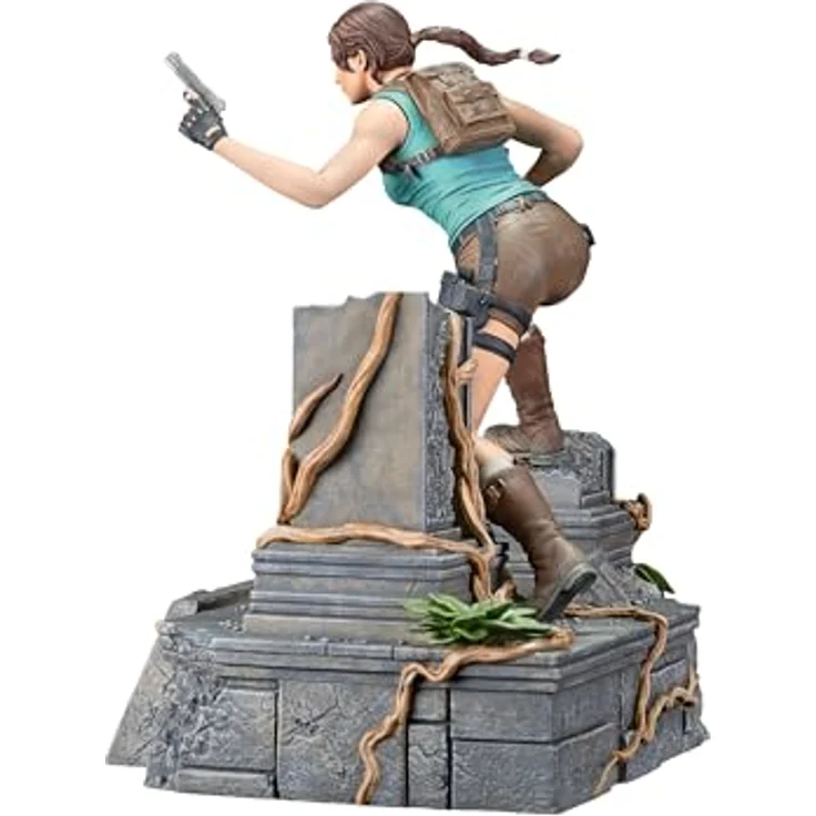 Dark Horse Deluxe Tomb Raider: Lara Croft PVC Statue, 23,4 cm hoch, mit austauschbaren Armen (Pistole und Kletteraxt) – Bild 4