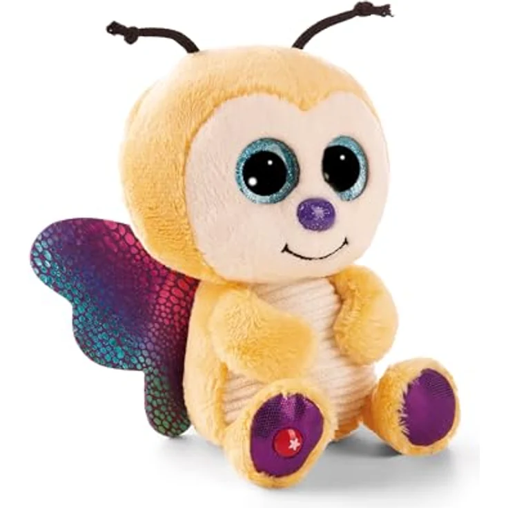 NICI GLUBSCHIS Schmetterling Sunshine Lou, 15 cm, gelb, weiches Plüsch-Stofftier mit Glitzeraugen und niedlichen Fühlern, ideal zum Kuscheln und Spielen für Kinder & Erwachsene, tolle Geschenkidee | 61844 – Bild 1
