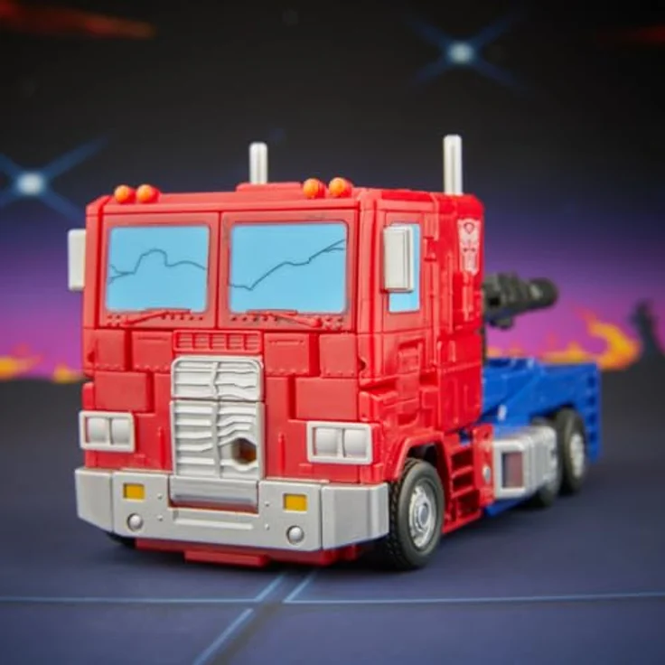 Hasbro The Transformers: The Movie Studio Series Leader Class Actionfigur MTMTE Collection, Optimus Prime, 18 cm, mit Leadership Matrix und Blaster, 40 Schritte Verwandlung – Bild 10