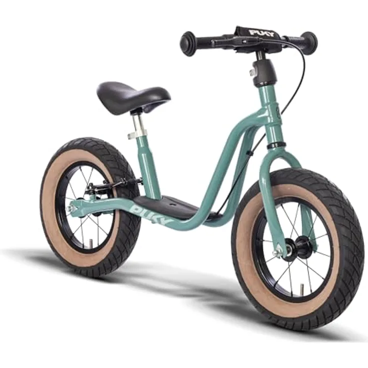 Puky LR XL BR Laufrad für Kinder ab 3 Jahren, Türkis, höhenverstellbarer Sattel & Lenker, V-Brake & großes Trittbrett