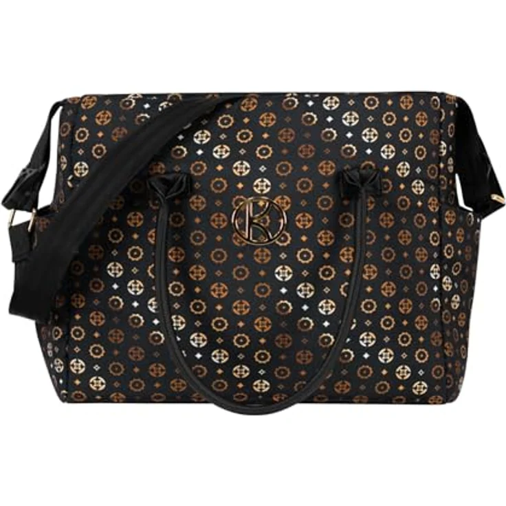 Kunert Ivento Premium 3in1 Kombikinderwagen, goldener Aluminiumrahmen, Farbe: Black Style, geländetaugliche Räder, inklusive umfangreichem Zubehör – Bild 4