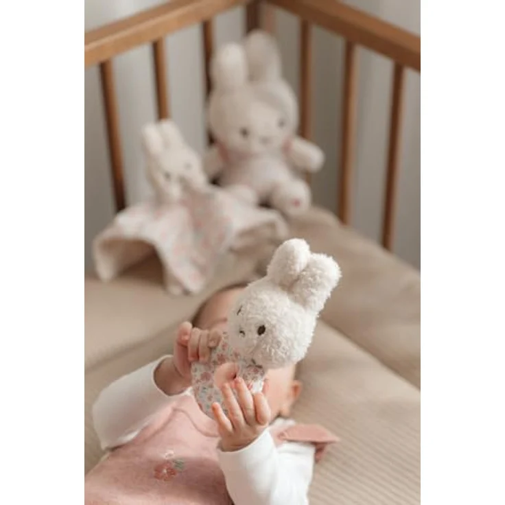 Little Dutch Miffy Fluffy Lucky Blossom Geschenkbox, Babyspielzeugset mit Rassel, Schmusetuch und Plüschspielzeug – Bild 4