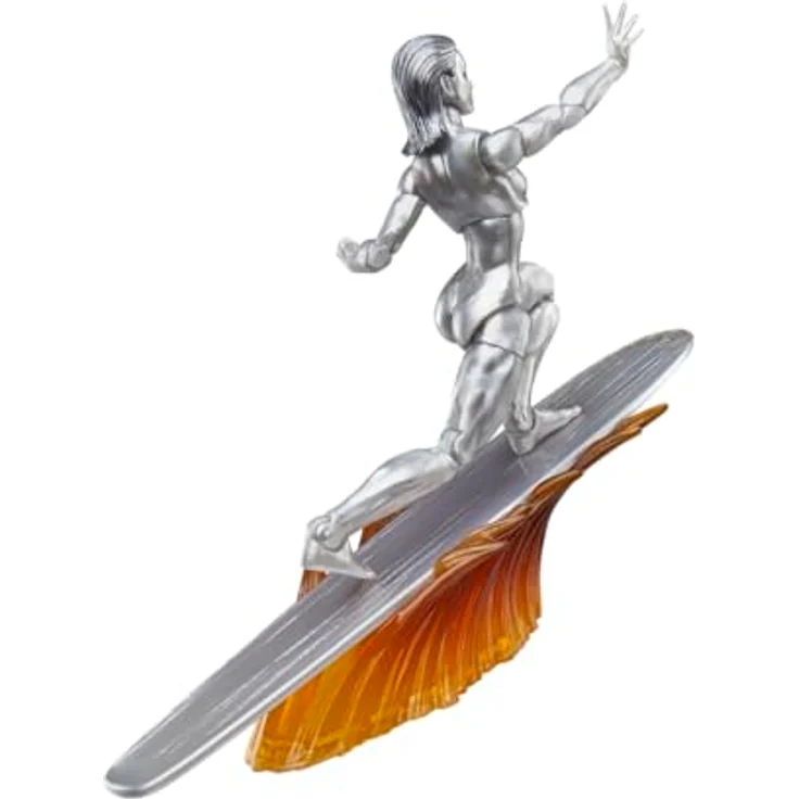 Marvel Legends Series Silver Surfer Action-Figur, 15 cm mit 5 Accessoires, beweglich, für Sammler und Fans ab 4 Jahren – Bild 4