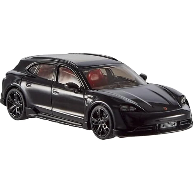 Hot Wheels Premium Porsche Taycan Turbo S Cross Turismo, Modellfahrzeug im Maßstab 1:43, Metall-Karosserie mit Real-Riders-Reifen, offiziell lizenziertes Sammlerstück – Bild 4