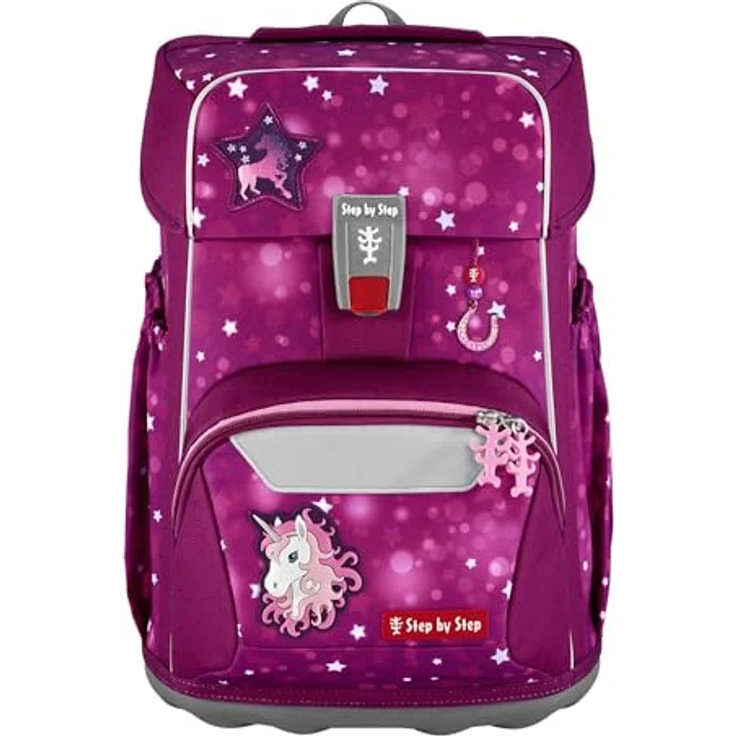 Step by Step Giant Schulranzen-Set „Sweet Unicorn Nuala“, 5-teilig, 23 Liter, rosa – Bild 2
