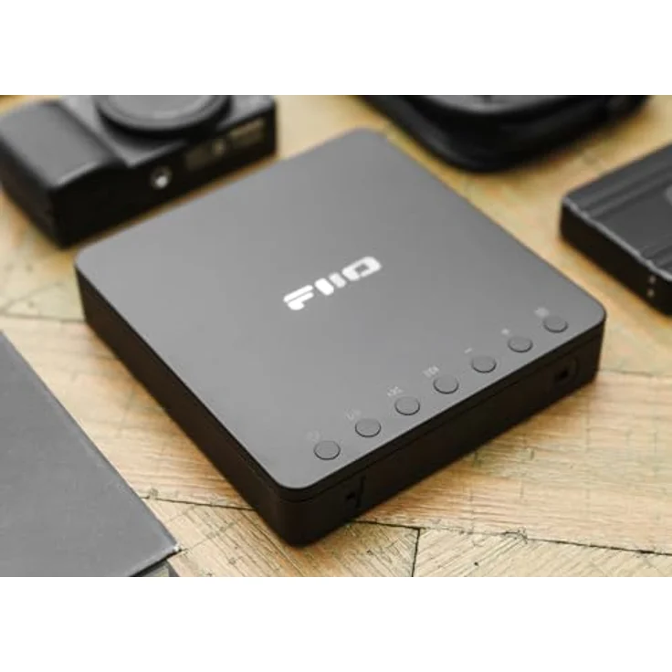 FiiO DM13, tragbarer Stereo-CD-Player mit USB-Ripping, optischen/koaxialen Ausgängen, ausdauerndem Akku, schwarzes Bluetooth – Bild 5