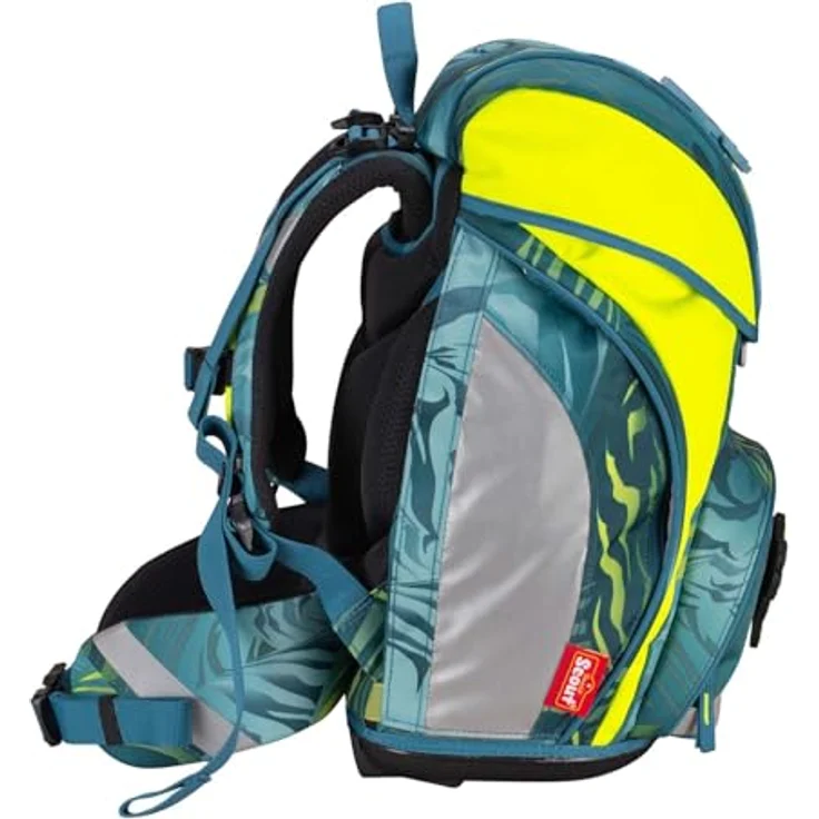 SCOUT Alpha Set 4-teilig Action, Schulranzen mit reflektierenden Elementen, 28 x 40 x 17 cm – Bild 3