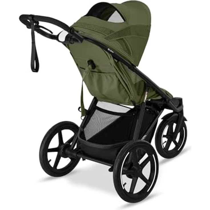 Cybex Avi Spin, Kinderwagen mit schwenkbarem Vorderrad und Luftbereifung, für City und Jogging, schwarz – Bild 6