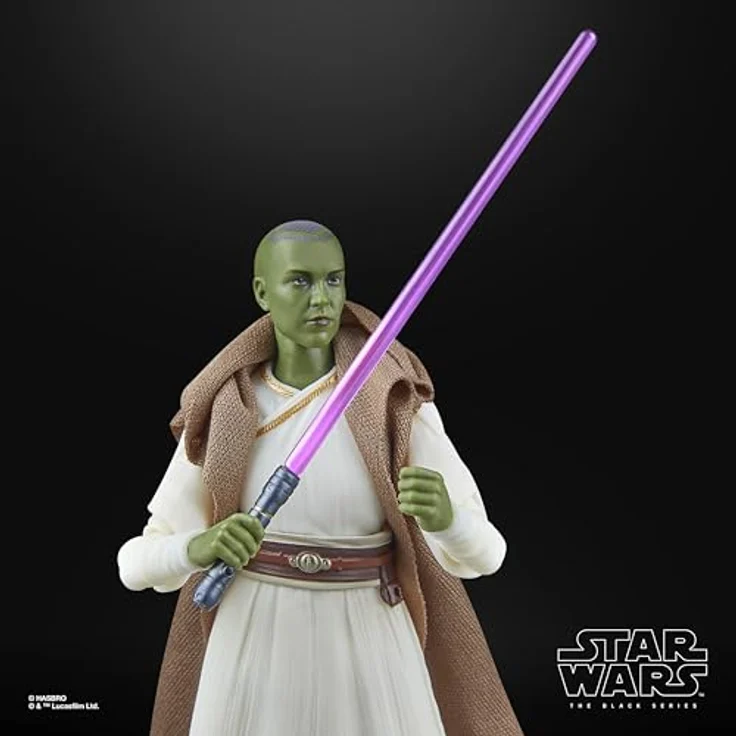 Star Wars The Black Series Jedi-Meisterin Vernestra Rwoh, Action-Figur aus "The Acolyte" mit Lichtschwert, 15 cm, bewegliche Gelenke, Fensterschachtel-Verpackung – Bild 3