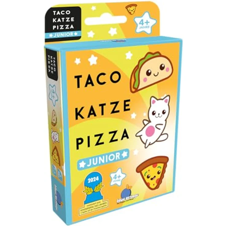 Blue Orange, Taco Katze Pizza Junior, Kinderspiel, Kartenspiel, 2-6 Spieler, Ab 4+ Jahren, 5 Minuten, Deutsch – Bild 1