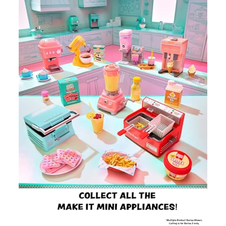 MGA Miniverse Make It Mini Appliances Series 3, Sammelfiguren mit echten Funktionen, Mehrfarbig – Bild 8
