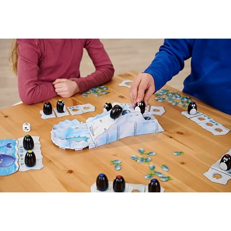 Zoch Mein Lieber Scholli - Kinderspiel ab 6 Jahre - rutschiger Pinguin-Spaß auf der Eisrutschbahn für Kinder, 2-4 Spieler, ca. 30 Min. Spiel-Dauer – Bild 5