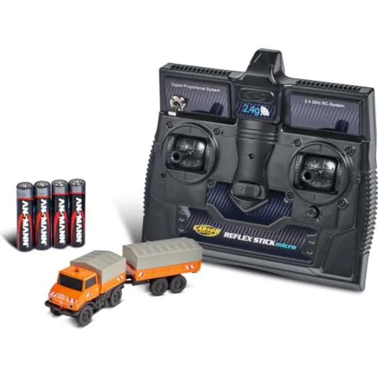 Carson Modellsport 500504177, 1:87 RC Modellauto Elektro mit Heckantrieb (2WD), inkl. Akku und Ladegerät, für Jugendliche ab 14 Jahren