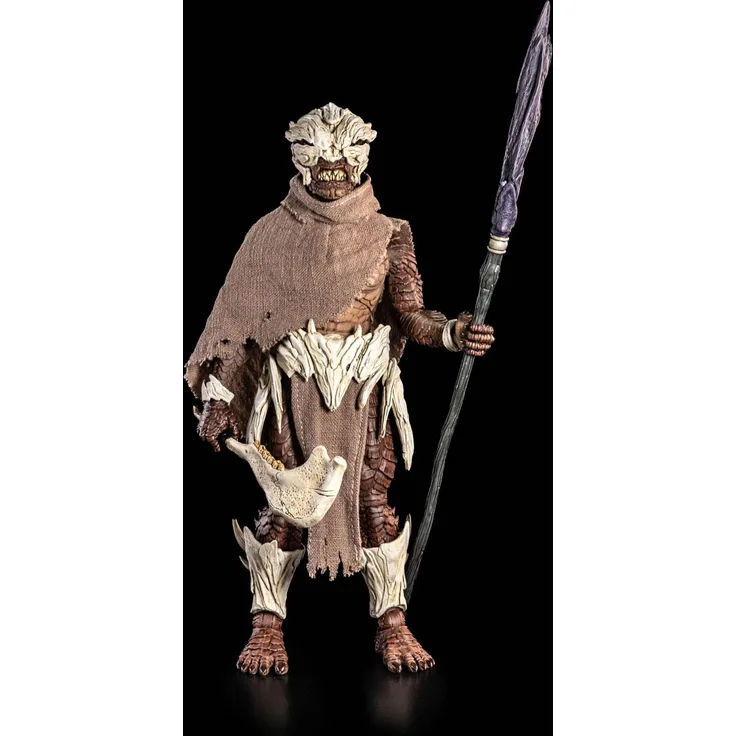 Four Horsemen Toy Design Cosmic Legions: OxKrewe Book Two Harrow Zone Actionfigur Thraxxian Hunter, 18 cm mit Zubehör in Blisterverpackung