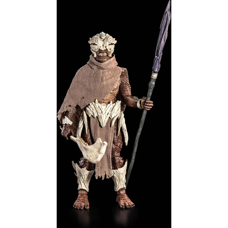 Four Horsemen Toy Design Cosmic Legions: OxKrewe Book Two Harrow Zone Actionfigur Thraxxian Hunter, 18 cm mit Zubehör in Blisterverpackung