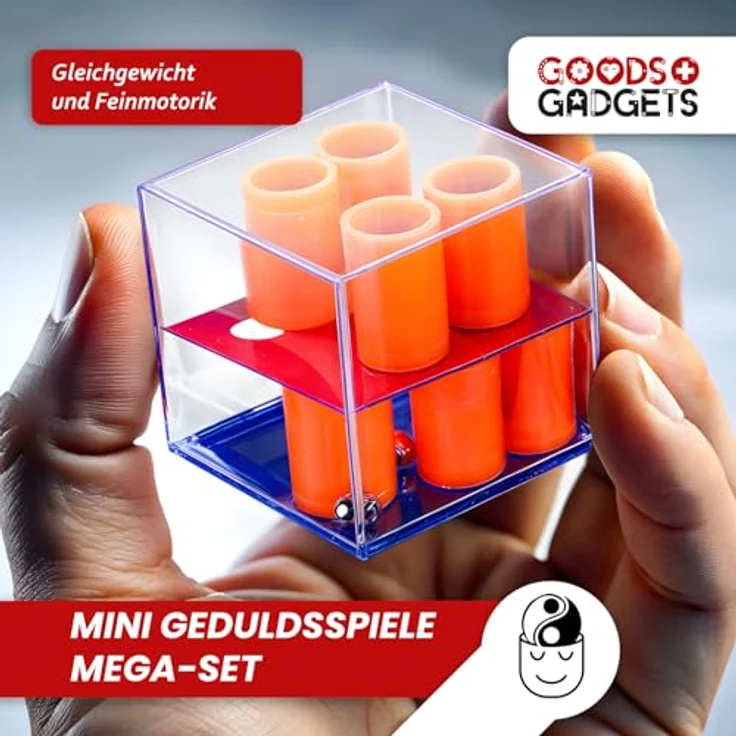 Mini Geduldsspiele Mega-Set mit 24 Kugel-Spielen Geschicklickheitsspiele als Mitgebsel – Bild 2