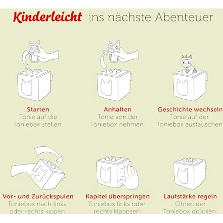 tonies Hörspielfigur JoNaLu - Lu kann nicht schlafen & eine weitere Geschichte, Mäuse Jo und Naya, inklusive Lieder, Reime und Tänze – Bild 6